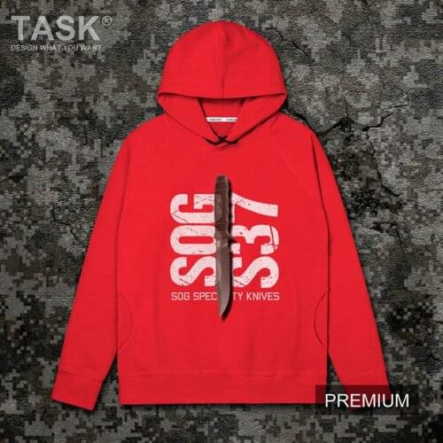 Dagger SOG S37 USA military weapon fans casual Sportswear hoodie sweatshirt male Spring Autumn Hoodies Men harajuku Pullovers