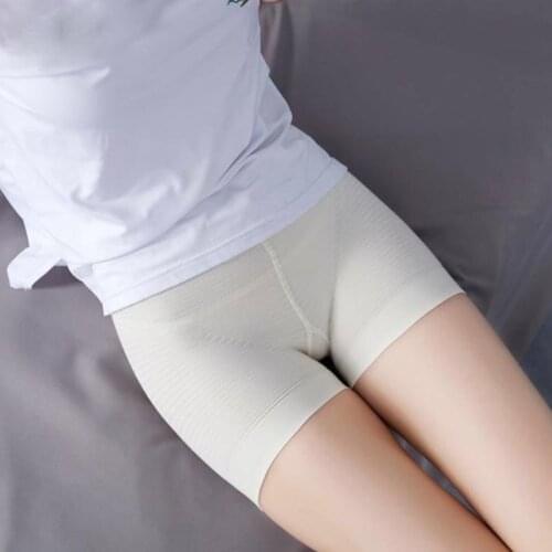 Women Sexy Mini Very Stretch Safety Pants Seamless Butt Lift Shapewear Underpants Solid Color High Waist Under Dress Slip Shorts