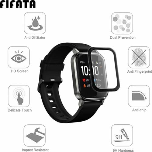 FIFATA 1/2pcs HD Clear TPU / 5D Curved Edge Protective For Xiaomi Haylou Solar LS01 LS02 LS05 Watch Full Screen Protector Film