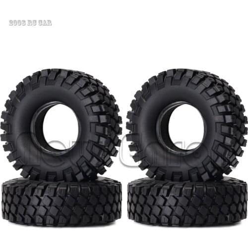 4PCS 1.9" 112MM Swamper Rocks Tyre Tires For RC Climbing Rock Crawler TRX-4 TRX4 Tamiya CC01 MST jimny D90 D110 1/10