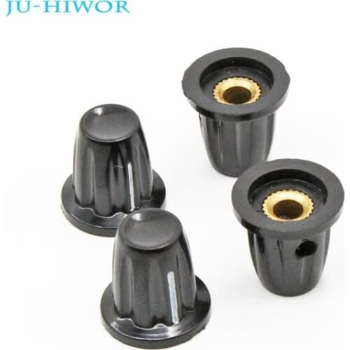 5pcs/lot ASS Knob K17-01 Bakelite Mounting Hole 4MM For Rotary Potentiometer & Encoder & Rotary Switch