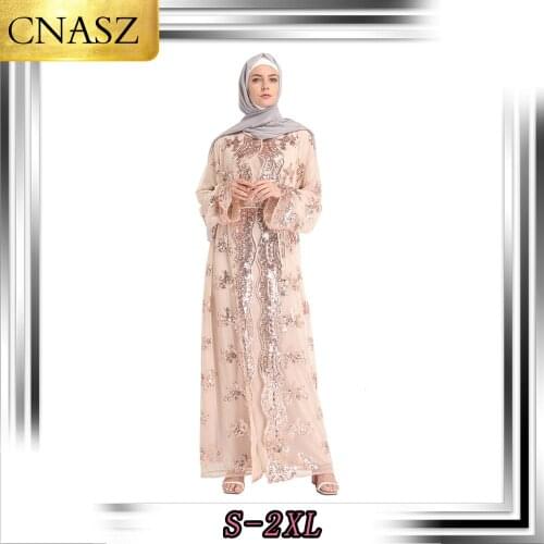 Abaya Muslim Turkish Dubai Islamic Clothing New Fashion Open Kimono For Women Elegant Lace Cardigan Robes