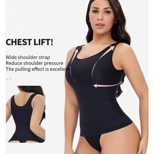 Stretch Woven Design Waist Vest Plus Size Lingere Body Shapers Women Corset Top Butt Enhancer