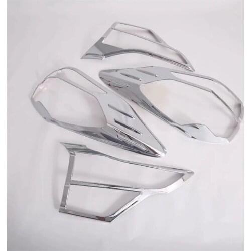 For Toyota Rush 2018 2019 2020 ABS Chromed Rear Light Cover Tail Lamp Frame Molding Protector Trims Car-Styling Accessories