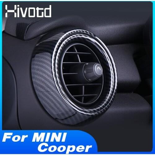 Air Conditioner Outlet Vent Cover Trim Interior Mouldings Car Styling Decoration Accessories For Mini Cooper JCW F55 F56 F57