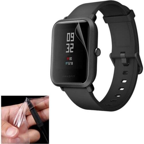 2pcs Soft TPU Clear Protective Film Guard For Xiaomi Huami Amazfit BIP/ Bip Lite/ Bip S Smart Watch Full Screen Protector Cover