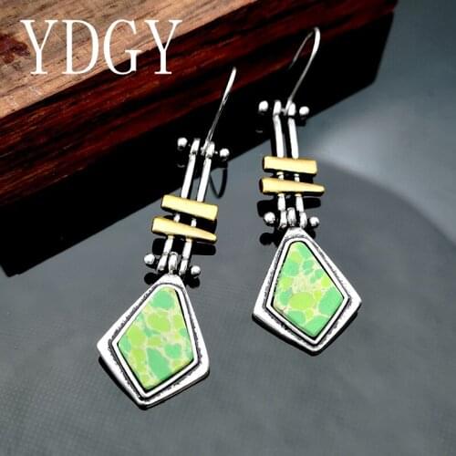 YDGY New long geometric Earrings large earrings handmade by Bohemia in 2019 Creative mechanical arm swing Earrings