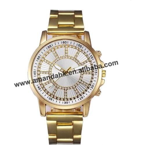 Wholesale New Fashion Alloy Quartz Watches Men Sports Casual Wrist Watch Creative Women Fashion Dress Watches