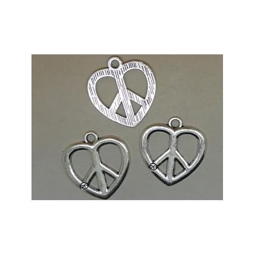 Zinc alloy pendant jewelry accessories diy handmade material charms Heart pendant