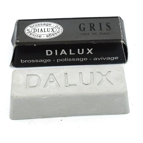 DIALUX GRAY POLISHING COMPOUND ROUGE DIALUX GRIS STAINLESS STEEL GREY POLISH BAR