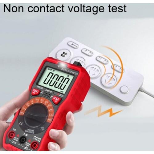 UA9233E Portable Electrical Multimeter LCD Display Multifunctional Auto Ranging Ammeter Voltmeter for Field Work Laboratory