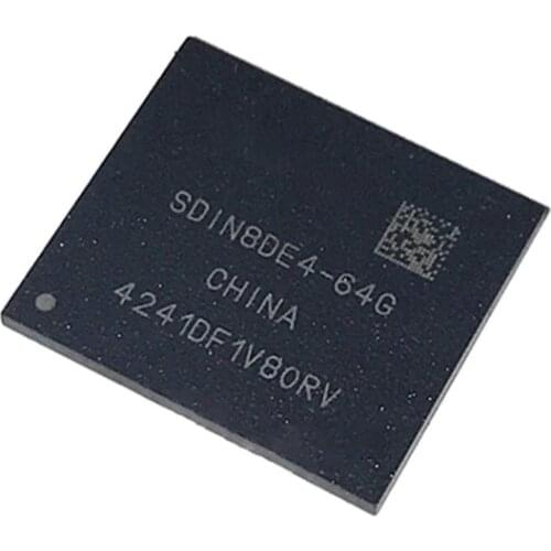 1-10PCS SDIN8DE4-64G BGA-153 SDIN8DE4-64 BGA153 8DE4-64G EMMC 64GB flash chip New and original