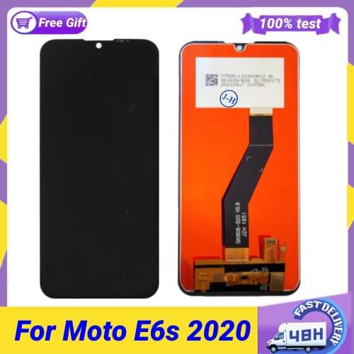 Tested New LCD For Moto E6S 2020 LCD Display Screen For Moto E6S XT2053-1 Display LCD Screen Touch Digitizer Assembly