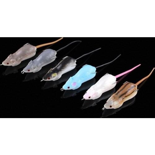 High Simulation Mouse Mice Fishing Lure 8g/11g Lifelike Rat Dual Hooks Bass Snakehead Top Water Fishing Bait Carp Tools