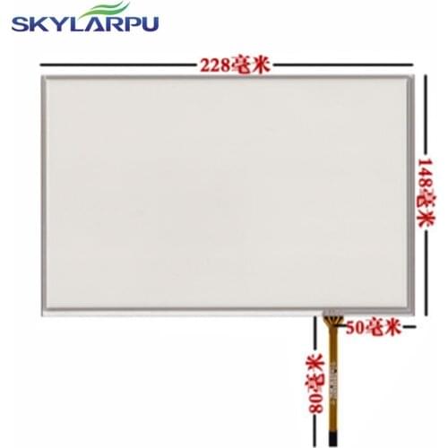 Skylarpu NEW 10.1inch 4 Wire Resistive Touch Screen Panel For B101UAN02.1 16:10 Panel Screen touch panel Glass Free shipping