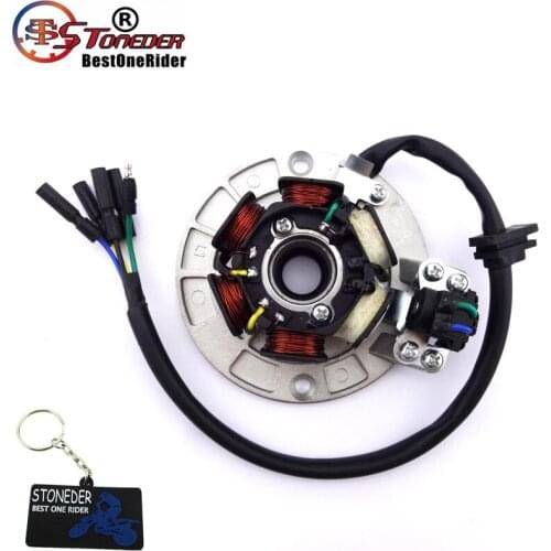 STONEDER Engine Magneto Stator With Light For Chinese YX 140cc 150cc 160cc Pit Dirt Bike Motocross Motorcycle