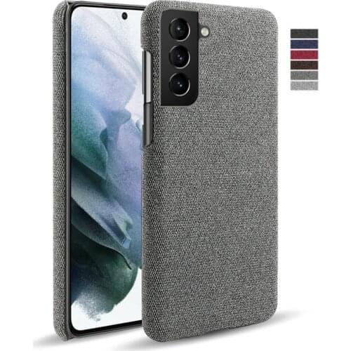 Cloth Slim Phone Case For Samsung galaxy S20 S21 Ultra PLUS FE S8 S9 S10 S10E 5G NOTE 10 20 Febric Antiskid Cover Coque Funda