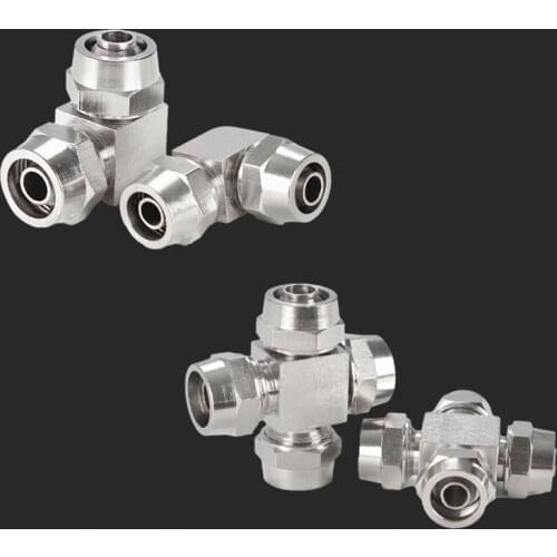 Stainless Aquarium Co2 Valve Tube Connector High Pressure Air Tube DIY Fish Tank Accessory