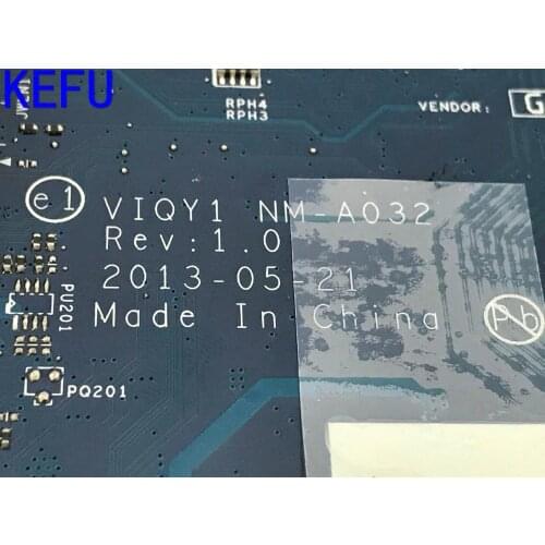 PROMPT DELIVERY,.NEW ITEM.VIQY1 NM-A032 for Lenovo Y510P Laptop motherboard ,VIDEO CARD GT755/ gt750 (support i5 i3.no i7 cpu )