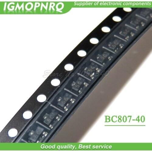 100pcs/lot BC807-40 BC807 SOT-23 SMD transistor New Original Free Shipping