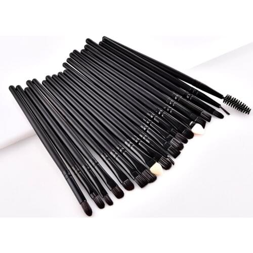 20Pcs Professional Makeup Brushes Eyeshadow Brush Eyebrow Eyeliner Concealer Lip Blending Cosmetic Brushes Beauty Make Up Tools