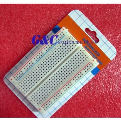 5 mini solderless breadboards, breadboards, 400 usable contacts, test development, DIY electronic accessory diy electronics
