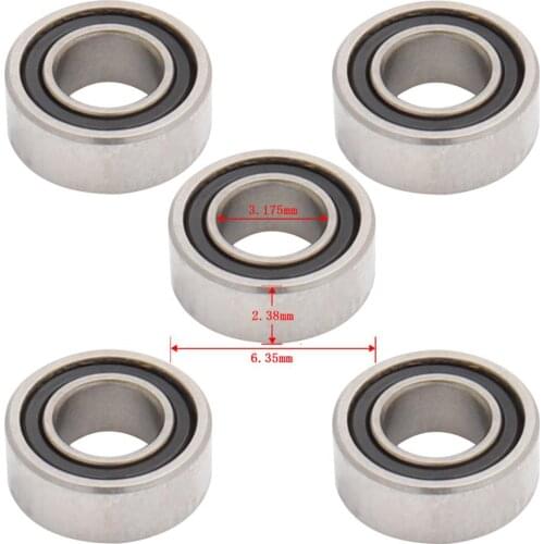 5pcs Ceramic Bearings Dental High Speed Handpiece Air Turbine 3.175*6.35*2.38mm