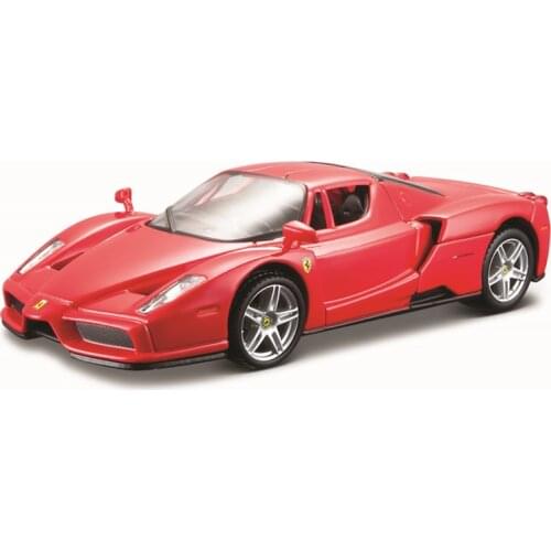 Bburago 1:32 Scale ENZO Ferrari acrylic box Alloy Luxury Vehicle Diecast Cars Model Toy Collection Gift
