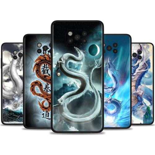 Case For Poco X3 M3 Pro NFC F1 Caso for Mi Note 10 Pro Lite Fundas for Mi CC9 Pro CC9E A3 A2 Lite Coque Dragon