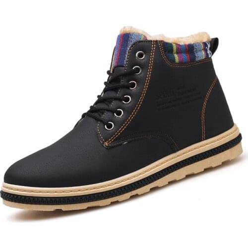 Spring Autumn Boots Men Suede Leather Unisex Style Fashion Male Work Shoes