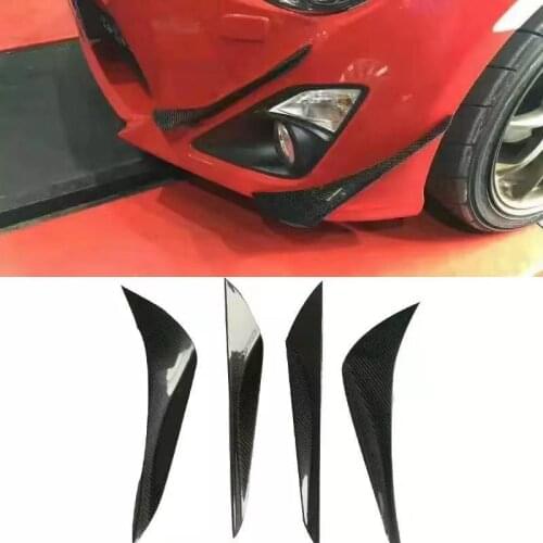 Used for 13-15 Toyota GT86 carbon fiber windblade body trim front spoiler