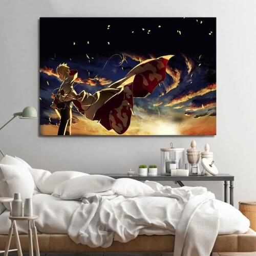 Naruto Uzumaki Comic Character Printable Art Poster Canvas Oil Painting Living Room Bedroom Home Wall Decoration Mural Cuadros