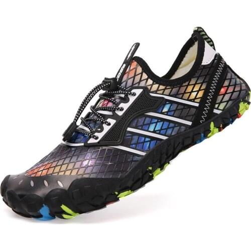 Men Aqua Shoes Barefoot Breathable Upstream Shoes Women Beach Wading Shoes Quick Dry Hiking Swimming Water Shoes Socks Sneakers