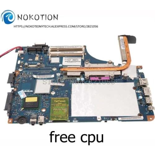 NOKOTION K000068850 KTKAA LA-4571P for TOSHIBA A350 Laptop Motherboard 965GM DDR2 Free CPU+Heatsink Fit For LA-4581P A350D A355D