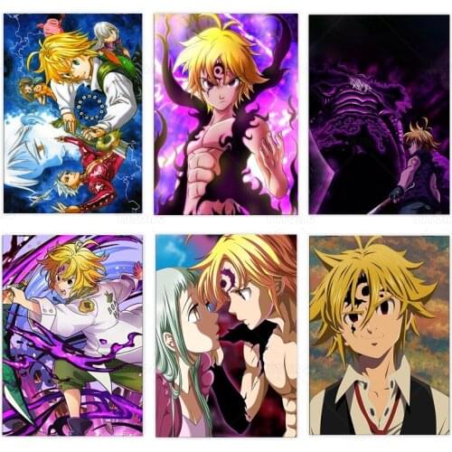 Poster Canvas Painting Japan The Seven Deadly Sins Anime Poster Wall Decor Wall Art Picture Room Decor Home decoration