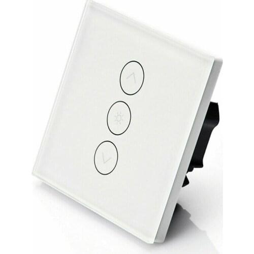 1PC LED Light WiFi Touch Remote Control Switch Wireless Dimming Smart Lighting Remote Control Tempered Glass Panel