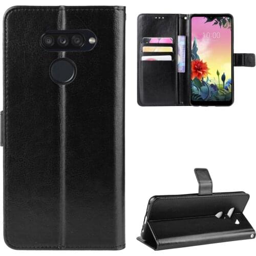 For LG K50s Case Luxury Leather Flip Wallet Phone Case For LG K50s Case Stand Function Card Holder