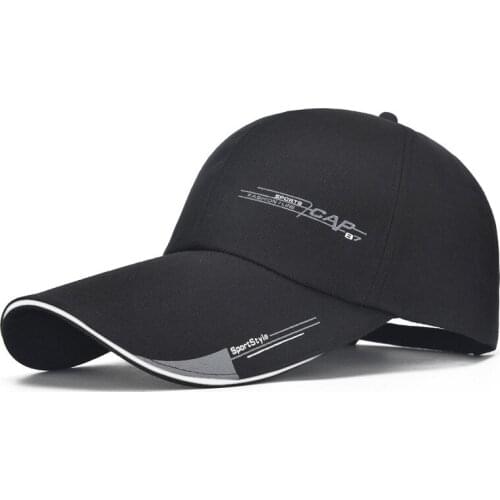 Extra Long Bill Snapback Cap Baseball Cap Large Brim Summer UV Protection Sun Cap Outdoor Sports Cap Fishing Hat