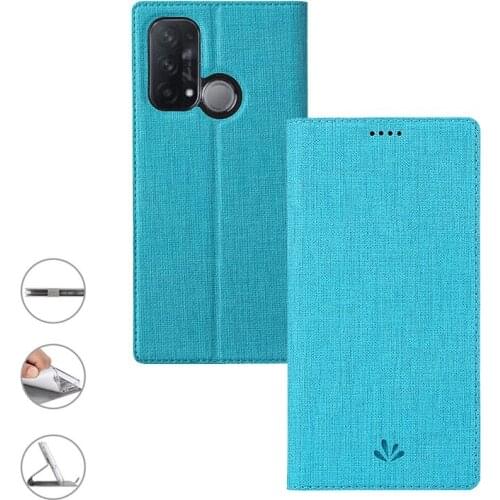 Ultra Thin PU Leather Stand Magnetic Flip Case For OPPO Reno 5A Phone Cover Bags