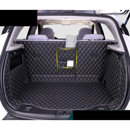 High quality for chevrolet trax leather car trunk mat Holden Tracker 2014 2015 2016 2017 2018 cargo liner interior accessories
