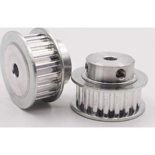 Aluminum Alloy BF Type XL 32 Teeth 6-20mm Inner Bore Timing Pulley 11mm Width 5.08mm Pitch Synchronous Wheel