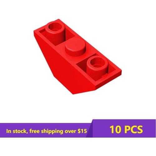 10PCS MOC Bricks 18759 2341 45 Degree 1x3 Side Slope Reverse Brick High-Tech Building Block Model Kids Toys DIY Best Gift