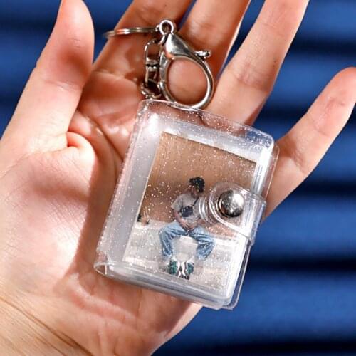 Mini 16 pcs Cards Capacity Cards Holder Binders Albums for 25*35/35*53mm Cards Book Sleeve Photo Albums