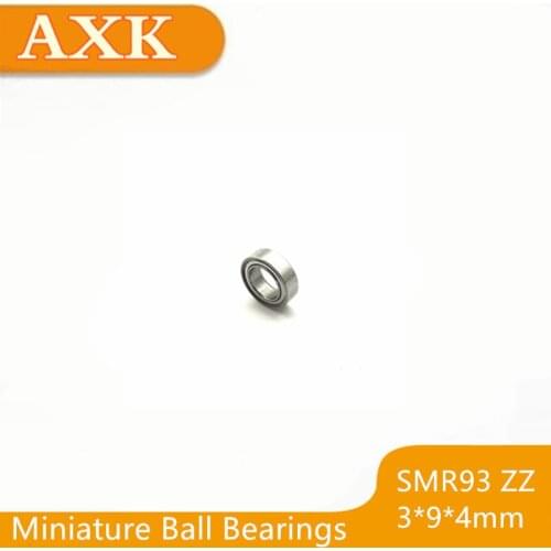 2019 Sale Time-limited Smr93zz Abec-3(10pcs) 3x9x4 Mm Stainless Steel Miniature Smr93 Zz Ball Bearings Smr93-zz