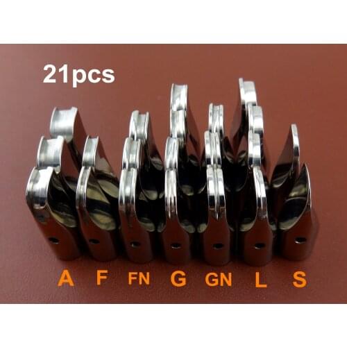 21pcs Leather Craft Electric Edging Creasing Machine Iron Replaceable Tip Tool Set 7types Tip - Knife Cutter Punch Chisel Awl