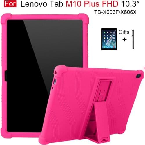 For Lenovo Tab M10 FHD Plus 10.3 TB-X606F TB-X606X Silicone Case M10 Plus 10.3 Inch Child Drop Shell Silicone Tablet Case Cover