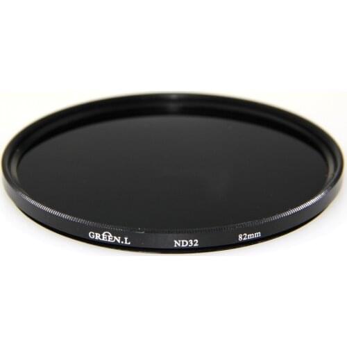 GREEN.L ND32 ND64 nd1000 nd2000 ND filter Neutral Density Lens Filter 49/52/55/58/62/67/72/77 for canon nikon SONY dslr Camera