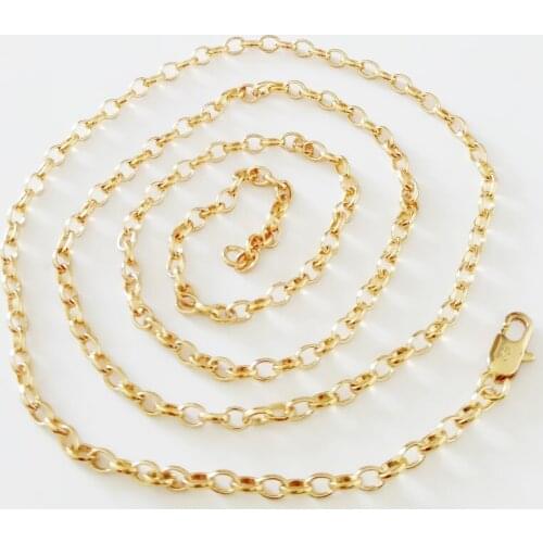 Korean Necklace 2020 Gold Necklace Yellow Gold Jewelry Necklace 60CM Long Necklace Designs for Women Fashion Jewelry Accessory
