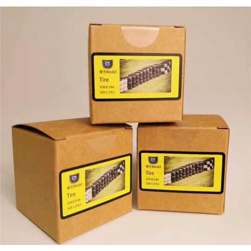 Model Rubber Tires 1:64 and 1:43 for Racing Auto Track Road Scene Display Design Material parts for Toy Diecast Model car