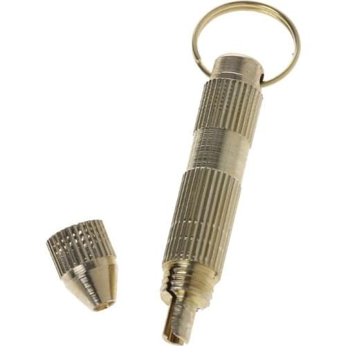 2020 New 4 in1 Mini Portable Golden Opener Screwdrivers Ear Pick Ear Cleaner Keychain Kit